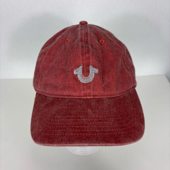 True Religion Faded Red Baseball Hat - Picture 2 of 8